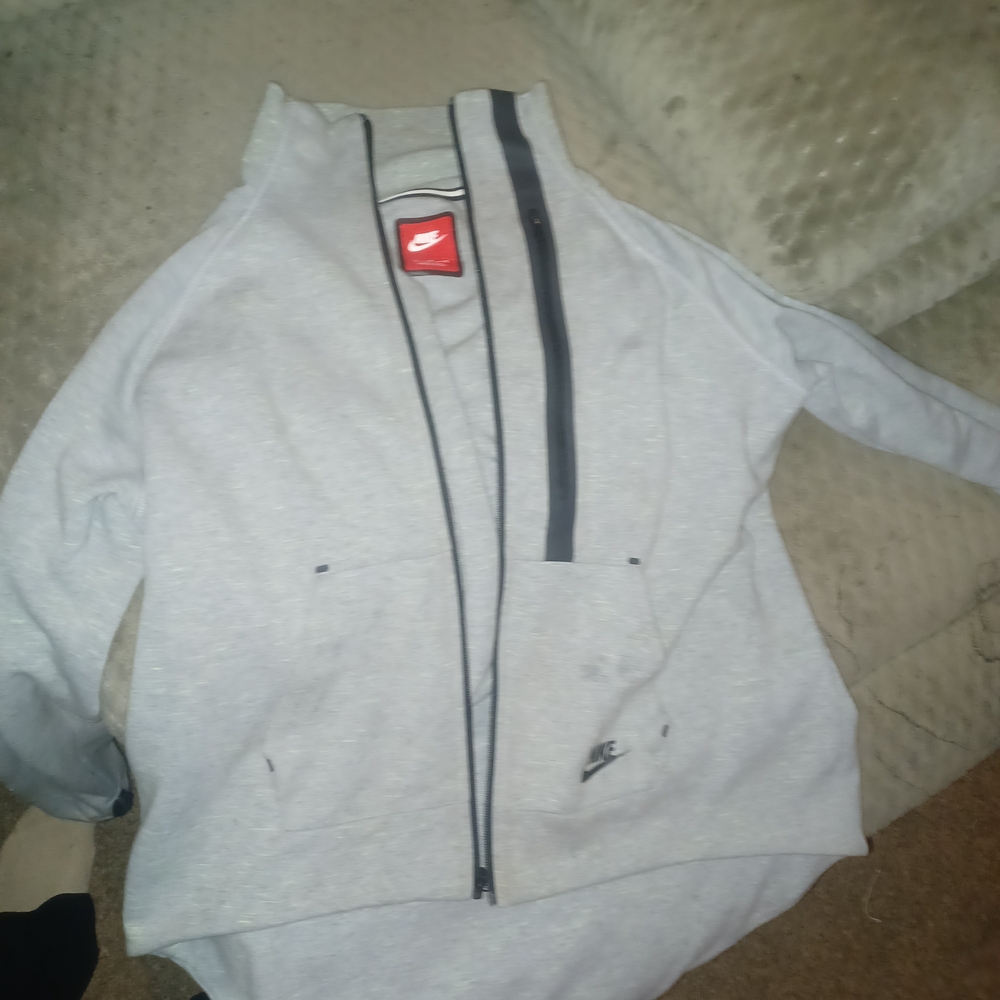 Nike Gray Zip-Up